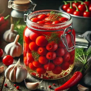 Kırmızı Kiraz Biberi Turşusu